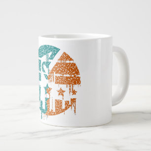 Unity in Motion - Drips of Democracy Large Coffee Mug