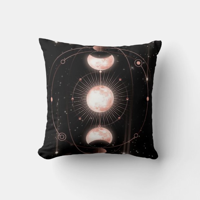 Unity of the Galaxy  Throw Pillow (Front)