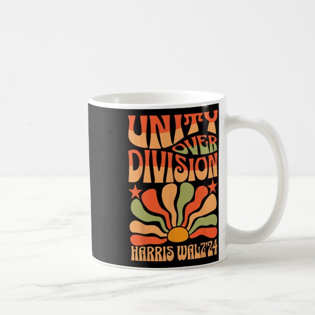 Unity Over Division Harris 2024 Wheimer 2024 Vote  Coffee Mug (Right)