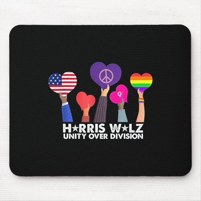 Unity Over Division Harris 2024 Wheimer 2024 Vote  Mouse Pad (Front)