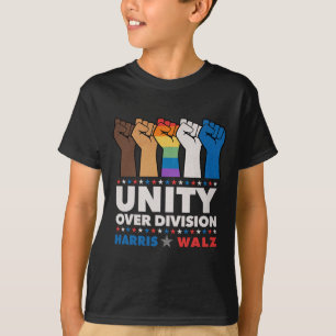 Unity Over Division Harris Wheimer 2024 2  T-Shirt