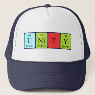 Unity periodic table name hat
