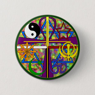 Unity Spiritual Symbols 2 Inch Round Button