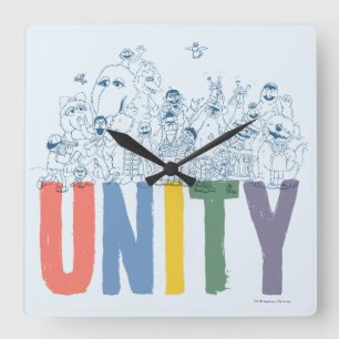 UNITY SQUARE WALL CLOCK