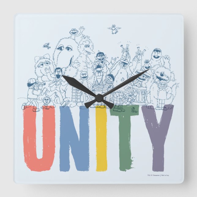 UNITY SQUARE WALL CLOCK (Front)