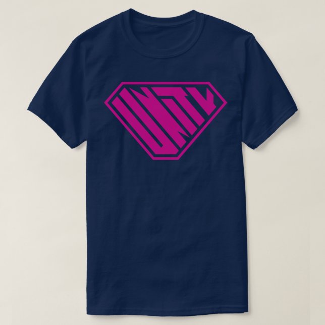 Unity SuperEmpowered Pink T-Shirt (Design Front)
