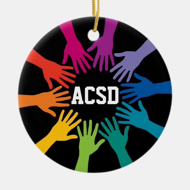 Unity - Teamwork - SRF Ceramic Ornament (Front)