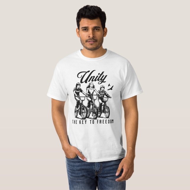 Unity: The Key to Freedom. T-Shirt (Front Full)