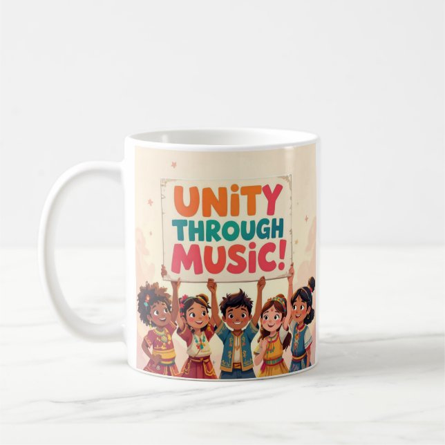Unity Through Music Coffee Mug (Left)