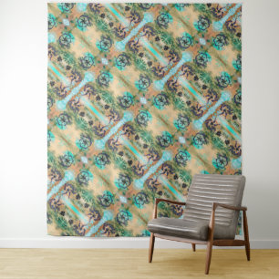 Univers électrique - Tapisserie d'art