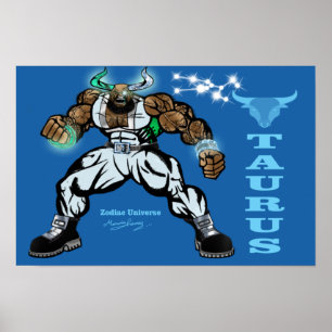 Univers Zodiac - Poster du Taurus