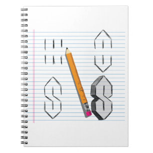Universal Cool Point S Doodle 90s kids middle Notebook