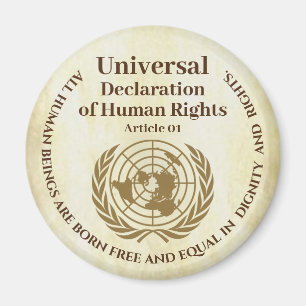 Universal Declaration of Human Rights Article 01 Magnet