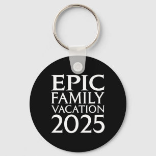 Universal Epic Universe Family Vacation 2025 Front Keychain