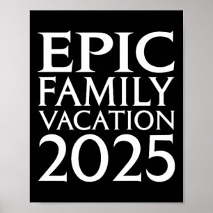 Universal Epic Universe Family Vacation 2025 Front Poster