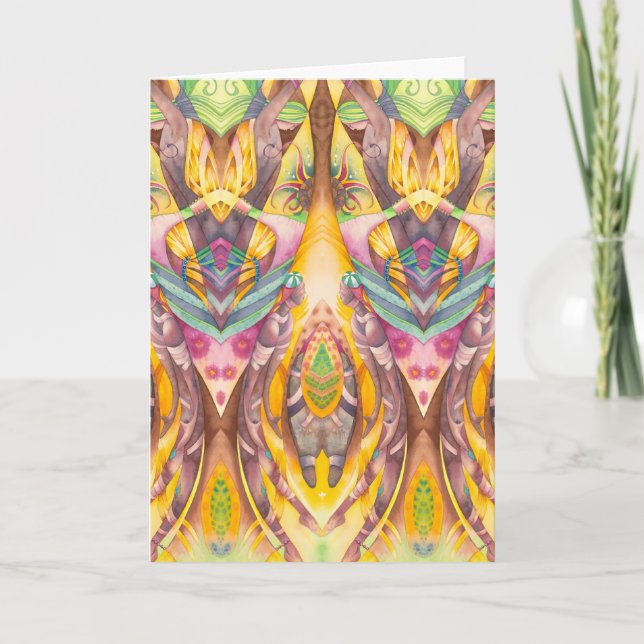 Universal Flow - Folded Art Note Card (Front)
