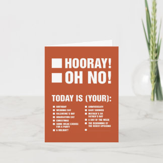 Universal Greeting Card (Plus Robots)