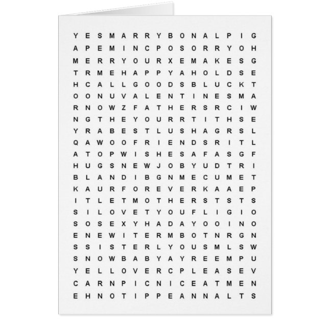 Universal Greetings Card (Front)