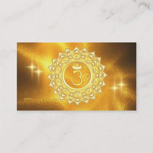 Universal Healing Light Business Card (Front)