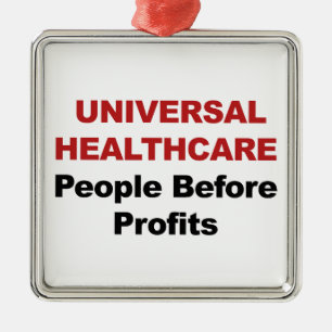 Universal HealthCare Metal Ornament