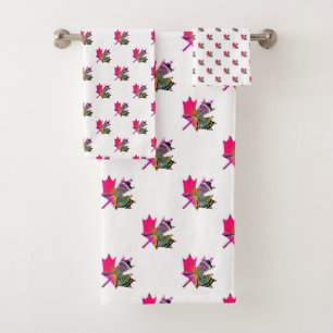 Universal Leaf  Bath Towel Set