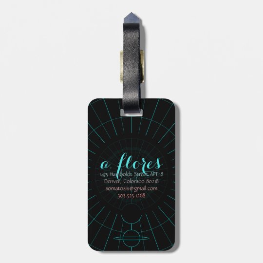 universal love luggage tag