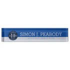 Universal milestone year employee desk nameplate