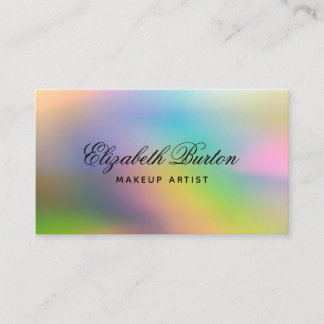 Universal modern business card in trendy colour.