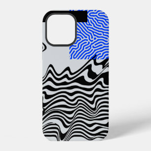 Universal Modern Geometric Shapes Set. Chaotic Gli iPhone 12 Case