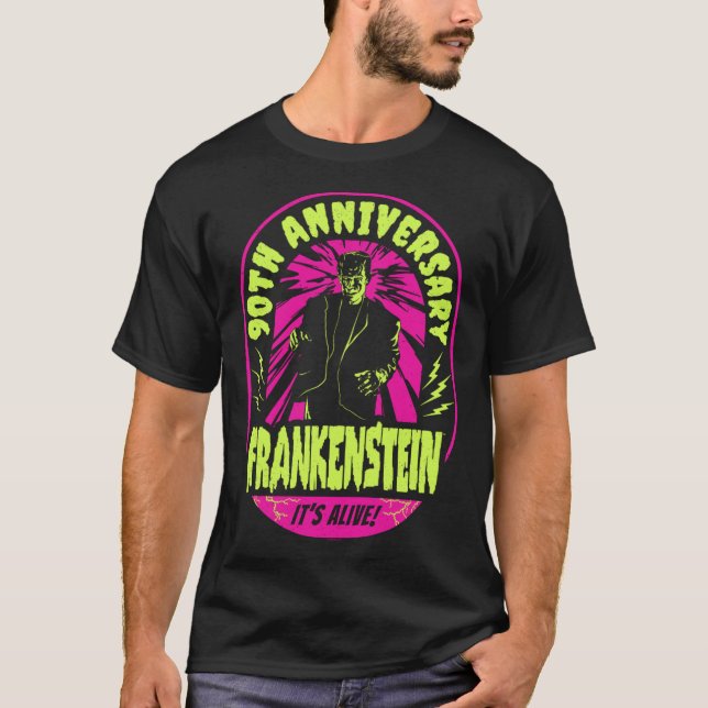 Universal Monsters Artist Series Frankenstein Stam T-Shirt (Front)