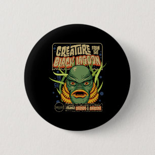Universal Monsters Creature Retro Halloween Mask 2 Inch Round Button