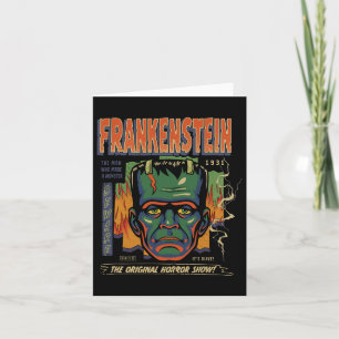 Universal Monsters Frankenstein Vintage Halloween  Card