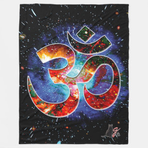 Universal OM Asana Fleece Blanket