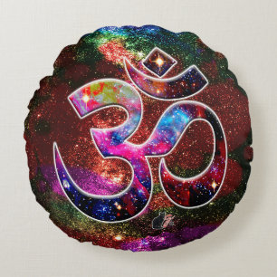Universal OM Chi Round Pillow