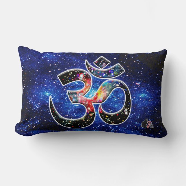 Universal OM Dhyana Lumbar Pillow (Front)