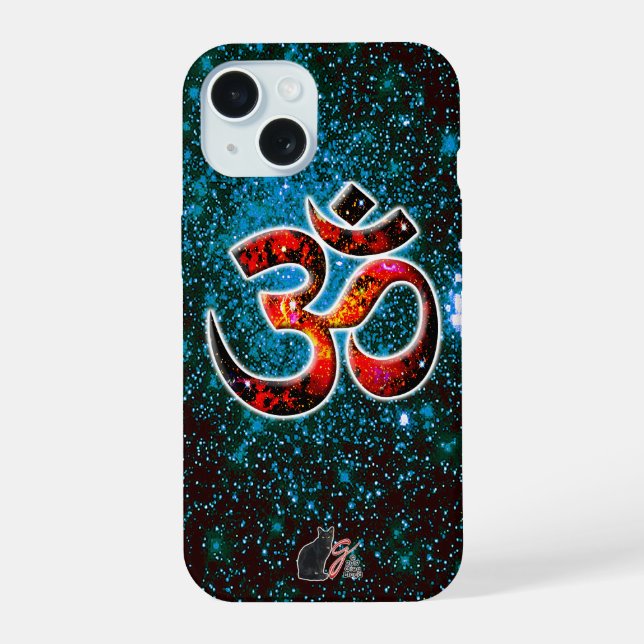 Universal OM Hum iPhone 15 Case (Back)