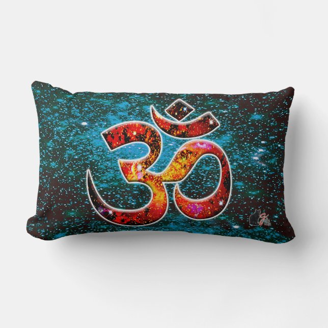 Universal OM Hum Lumbar Pillow (Front)