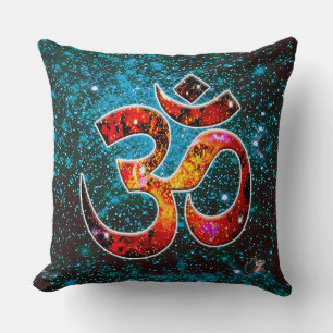 Universal OM Hum Throw Pillow