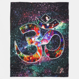 Universal OM Karma Fleece Blanket