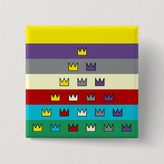 Universal Patriarch Flag Crowned Button