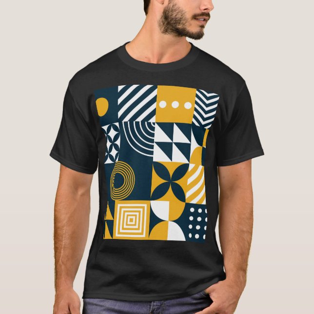 Universal Pattern: Wallpaper, Textile, Web. T-Shirt (Front)