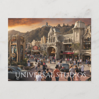 Universal Studios Hollywood (2) Postcard