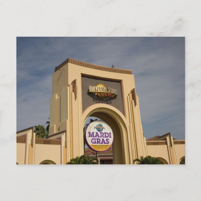 Universal Studios, Orlando Entrance postcard (Front)