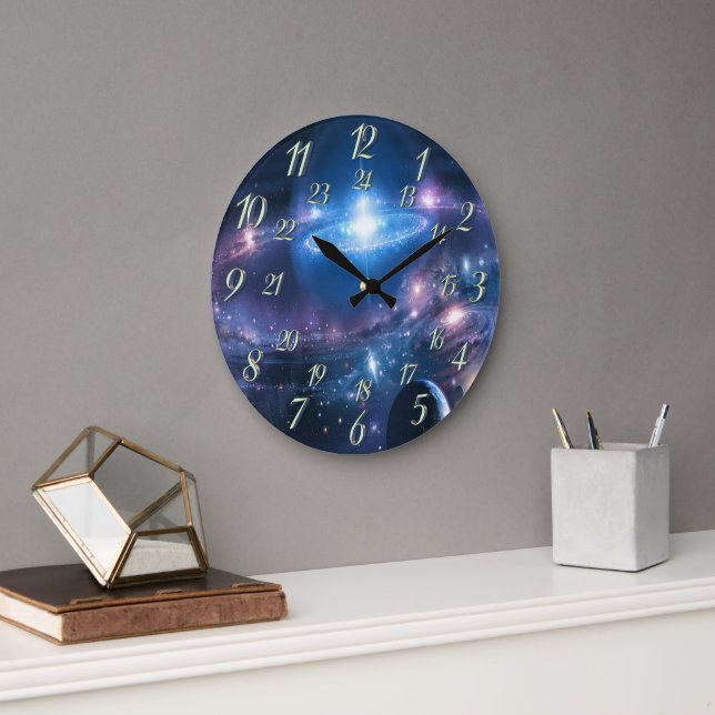 universe 24-hour wall clock (Office)