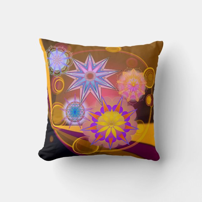 Universe #5 throw pillow (Front)