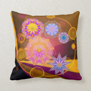 Universe #5 throw pillow