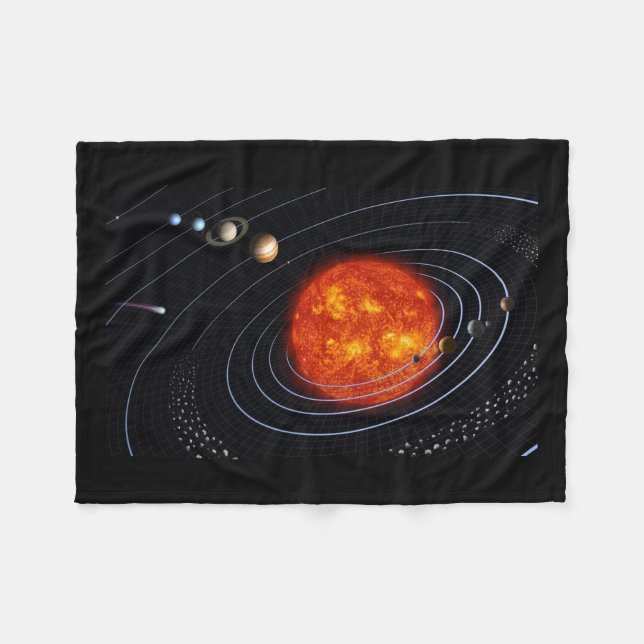 Universe Fleece Blanket (Front (Horizontal))