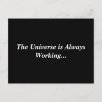 Universe fonctionne toujours Carte postale