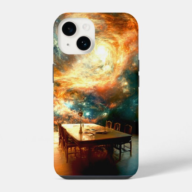 Universe For Dinner iPhone Case (Back)