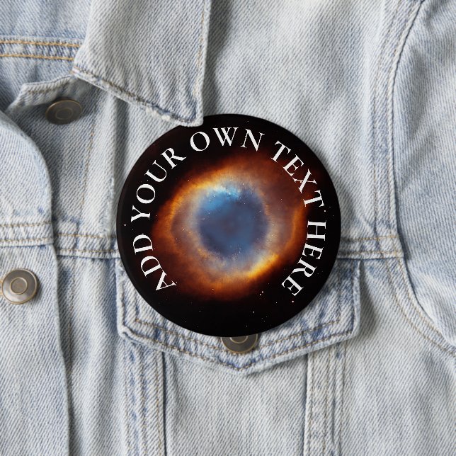 Universe Helix - Eye Of God 1 4 Inch Round Button (In Situ)